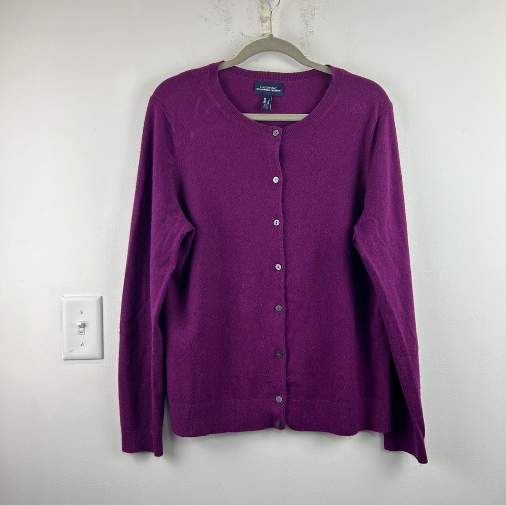 Lands End Cashmere Cardigan